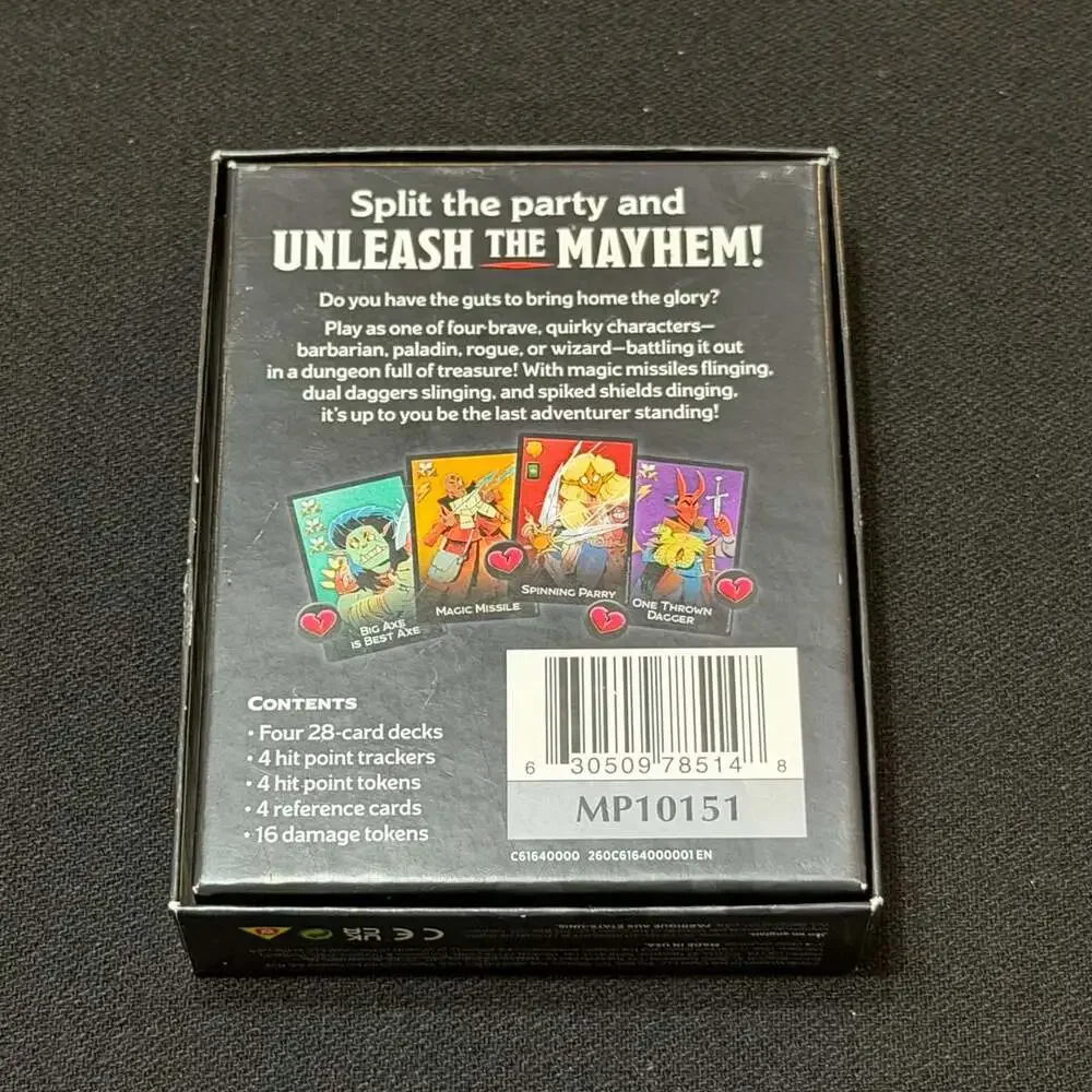 Dungeons & Dragons Dungeon Mayhem Card Game NEW
